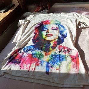 Marilyn Monroe tie dye shirt